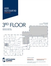 4000 Old Court Rd, Pikesville, MD à louer Plan d’étage- Image 1 de 2