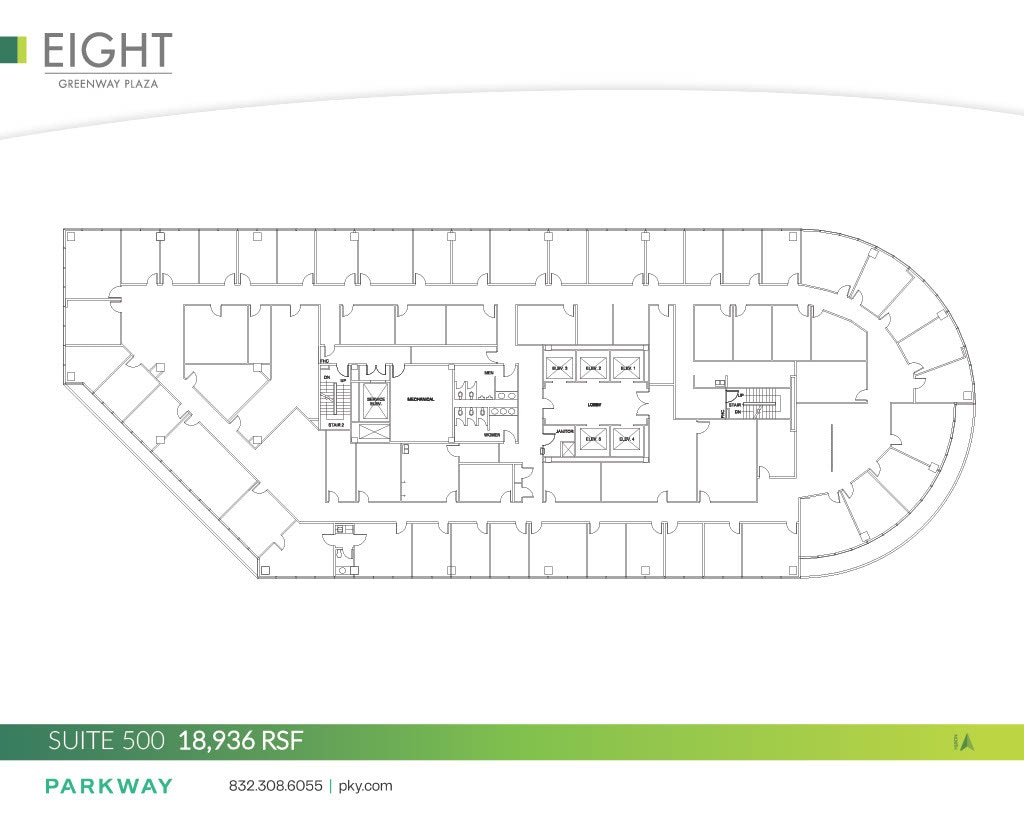 8 Greenway Plz, Houston, TX à louer Plan d  tage- Image 1 de 1