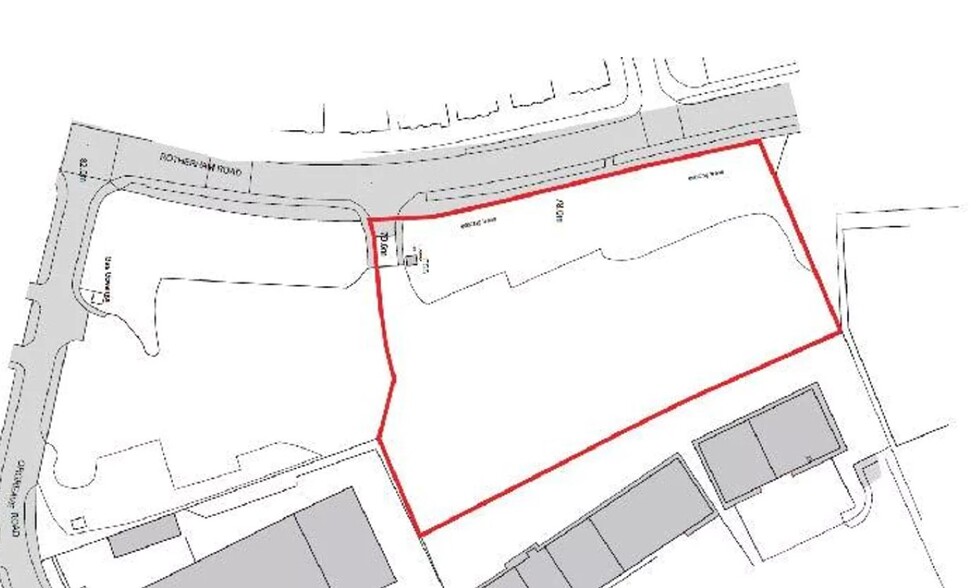 Rotherham Rd, Sheffield à louer - Plan cadastral - Image 2 de 2