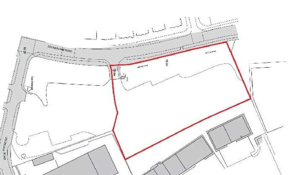 Rotherham Rd, Sheffield for lease - Plat Map - Image 2 of 2