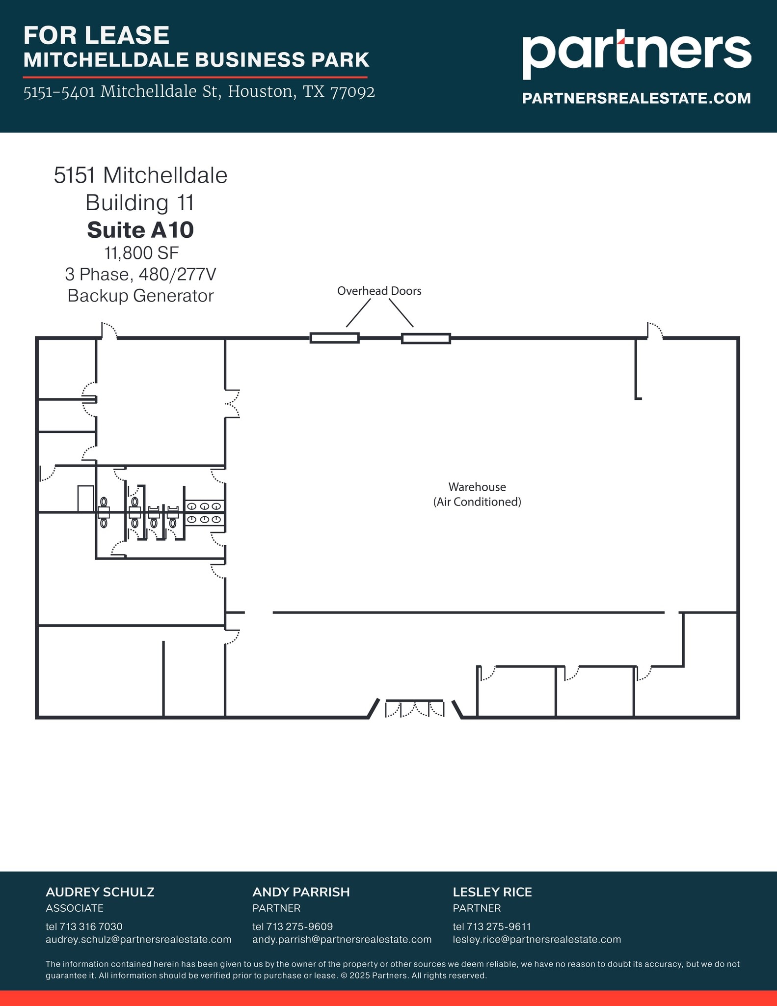 5151 Mitchelldale St, Houston, TX for lease Site Plan- Image 1 of 1