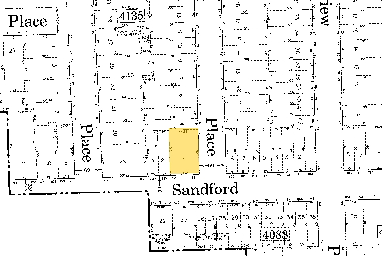 829 Sanford Ave, Newark, NJ for sale - Plat Map - Image 3 of 3
