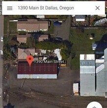 1390 Main, Dallas, OR - AERIAL  map view