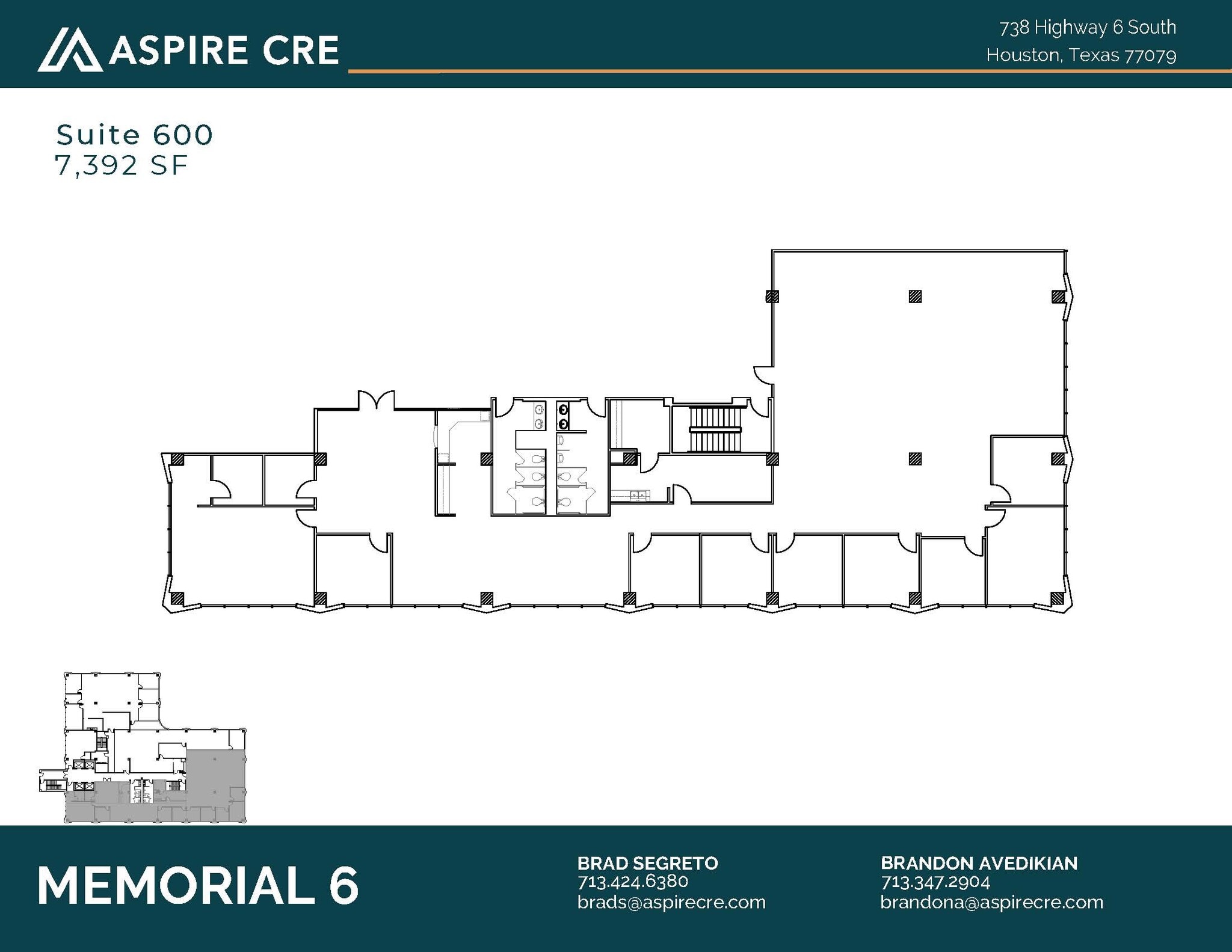 738 Highway 6 S, Houston, TX à louer Plan d’étage- Image 1 de 1