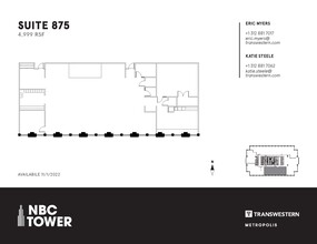 455 N Cityfront Plaza Dr, Chicago, IL for lease Floor Plan- Image 2 of 2