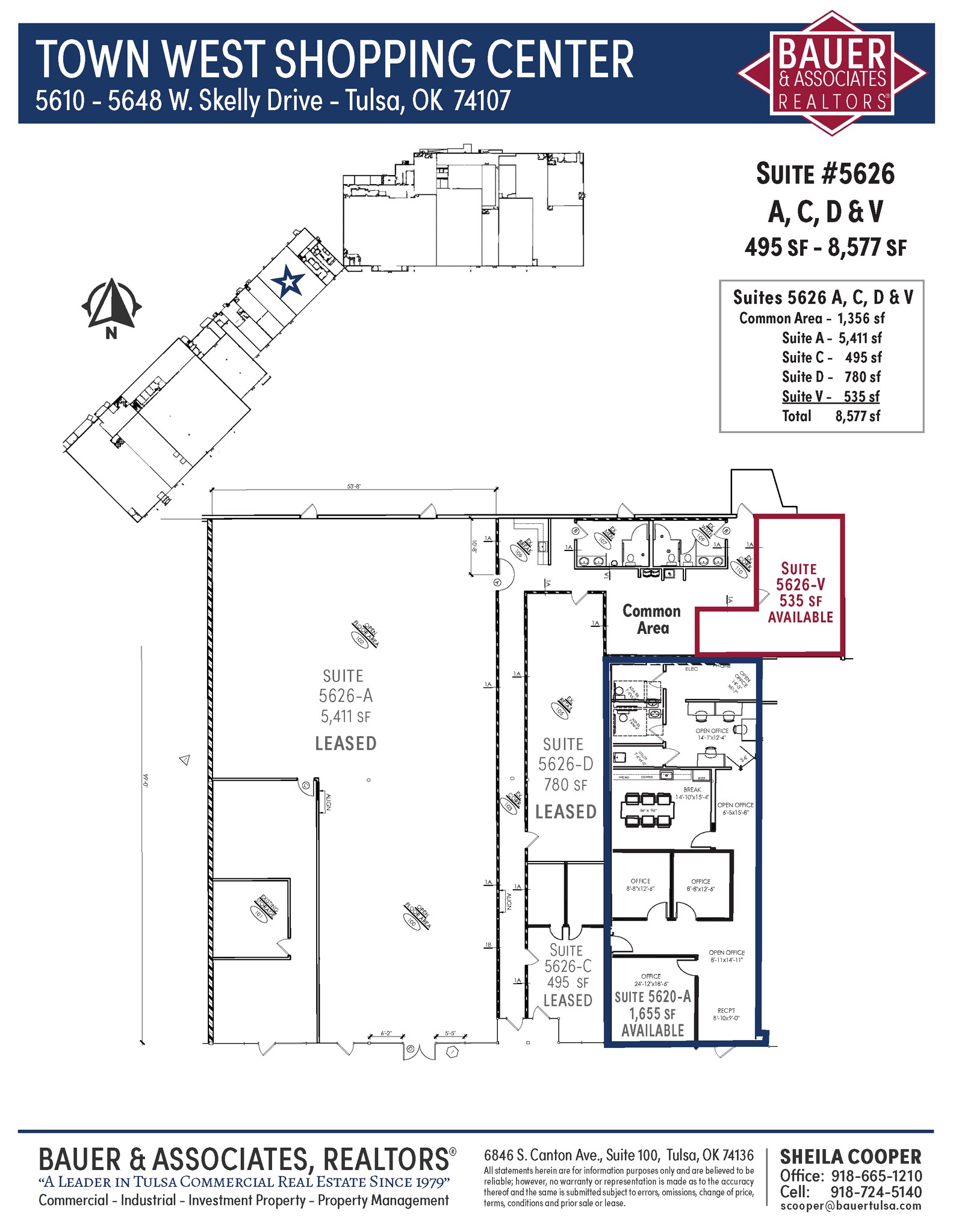 5610-5648 W Skelly Dr, Tulsa, OK for lease Floor Plan- Image 1 of 1