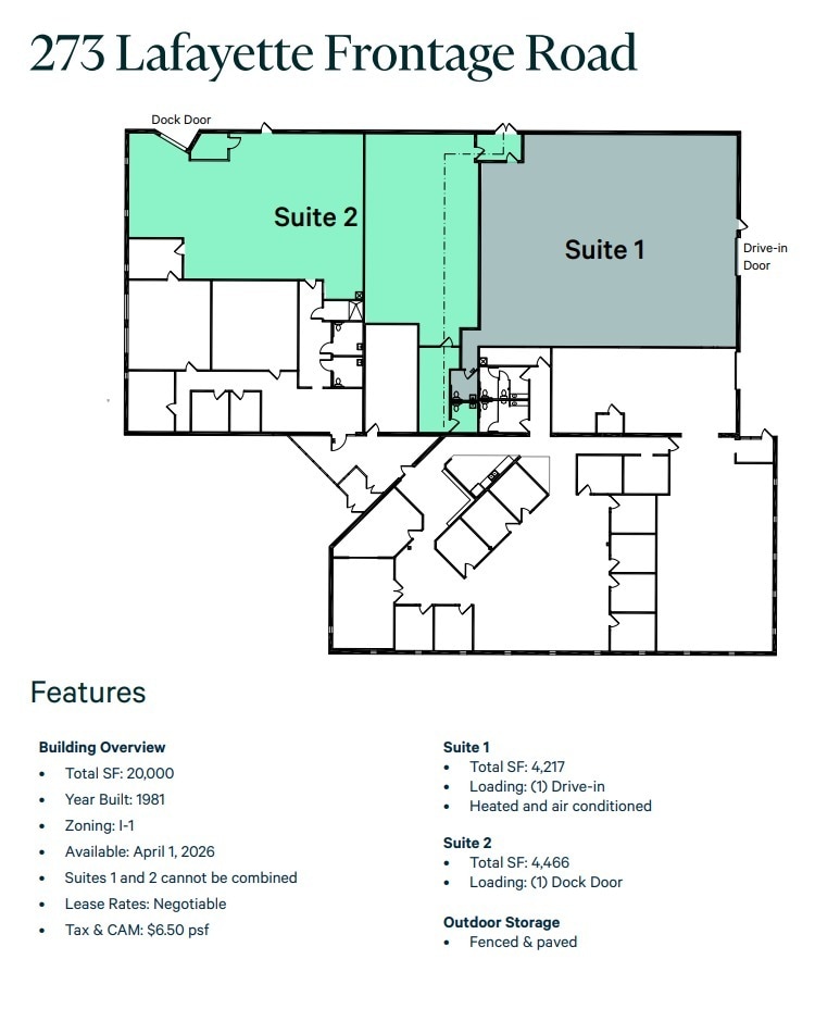 273 Lafayette Frontage Rd W, Saint Paul, MN for lease Floor Plan- Image 1 of 1
