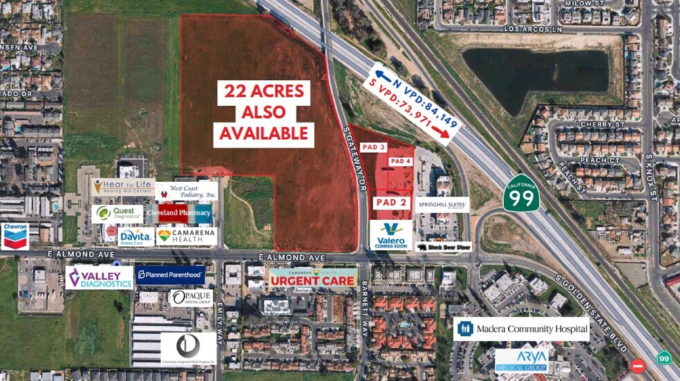1205 E Almond Ave, Madera, CA à vendre - Photo du bâtiment - Image 3 de 3