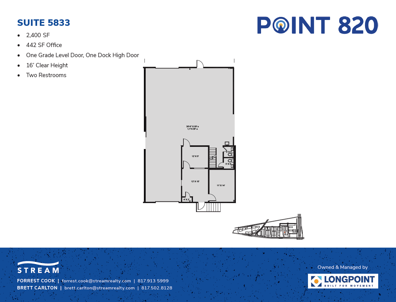 5721 E Rosedale St, Fort Worth, TX for lease Floor Plan- Image 1 of 1