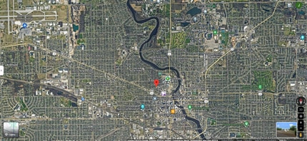 521 N Williams St, South Bend, IN - Aerial map view
