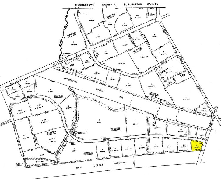 100 Gaither Dr, Mount Laurel, NJ à louer - Plan cadastral - Image 3 de 28