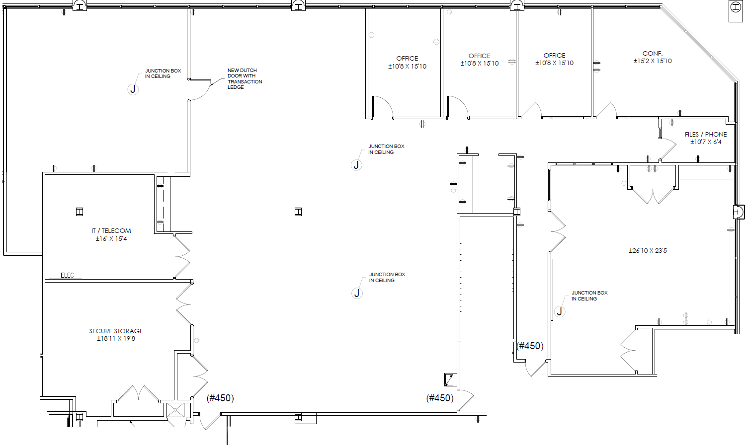 430-450 Lincoln Hwy, Fairless Hills, PA à louer Plan d’étage- Image 1 de 3