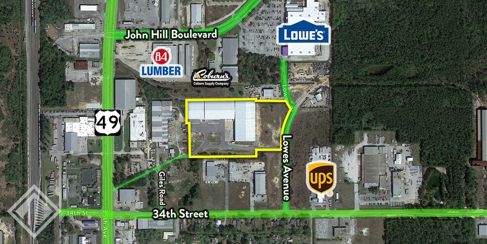 3450 Giles Rd, Gulfport, MS à louer - Aérien - Image 3 de 5