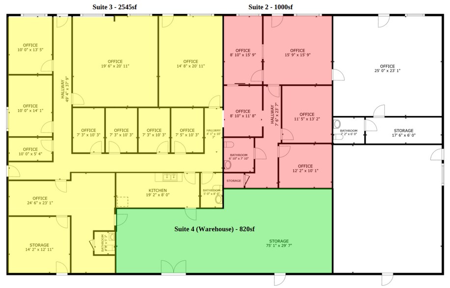 601 Desmond st, Winslow, AZ à louer - Plan d’étage - Image 2 de 2