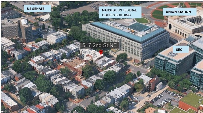 517 2nd St NE, Washington, DC for sale - Aerial - Image 1 of 12