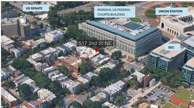 517 2nd St NE, Washington, DC - Aerial map view