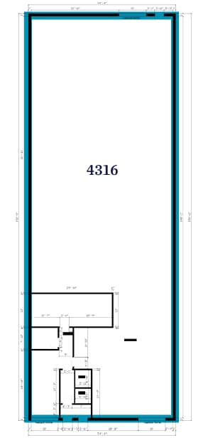4310-4340 Cranwood Pky, Warrensville Heights, OH for lease Floor Plan- Image 1 of 1