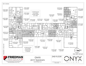 29777 Telegraph Rd, Southfield, MI for lease Floor Plan- Image 2 of 2