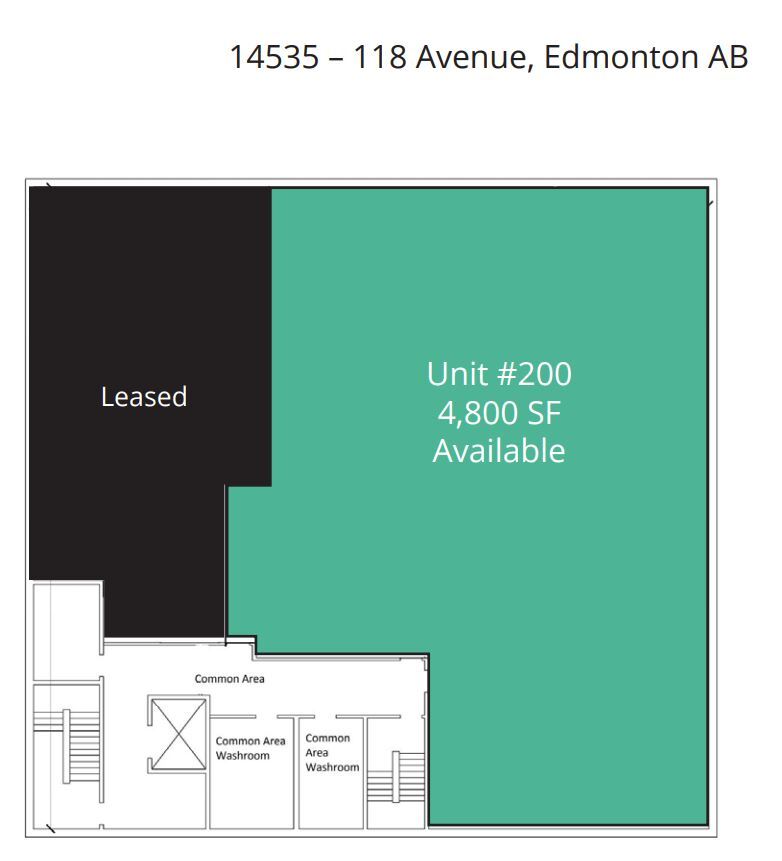 14535 118th Ave NW, Edmonton, AB for lease Floor Plan- Image 1 of 1