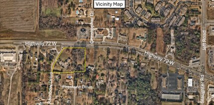 7301 US-72, Madison, AL - Aerial  map view