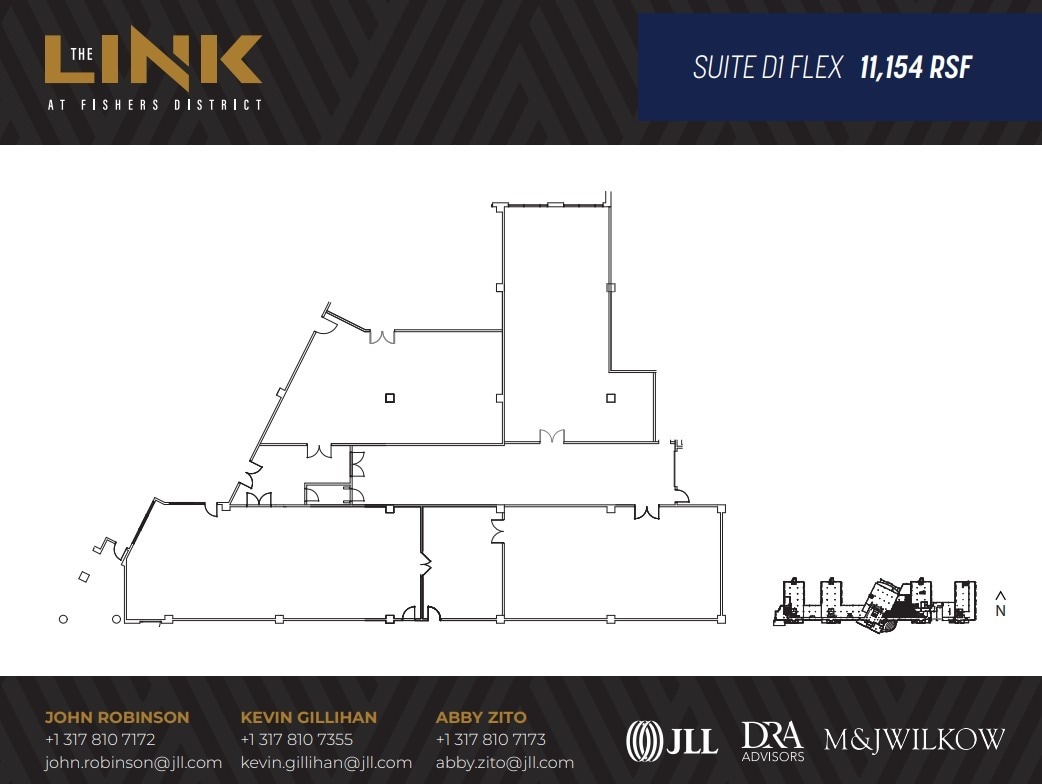 11100 USA Pky, Fishers, IN à louer Plan d’étage- Image 1 de 1