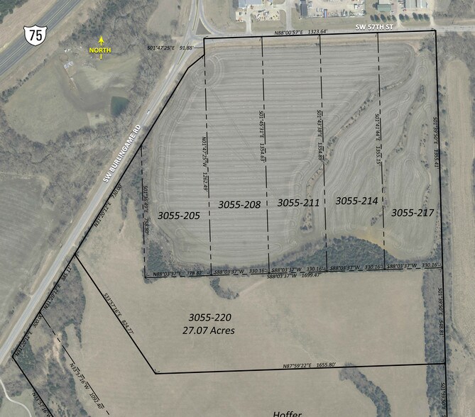 57th & Burlingame Rd, Topeka, KS à vendre - Plan cadastral - Image 2 de 2