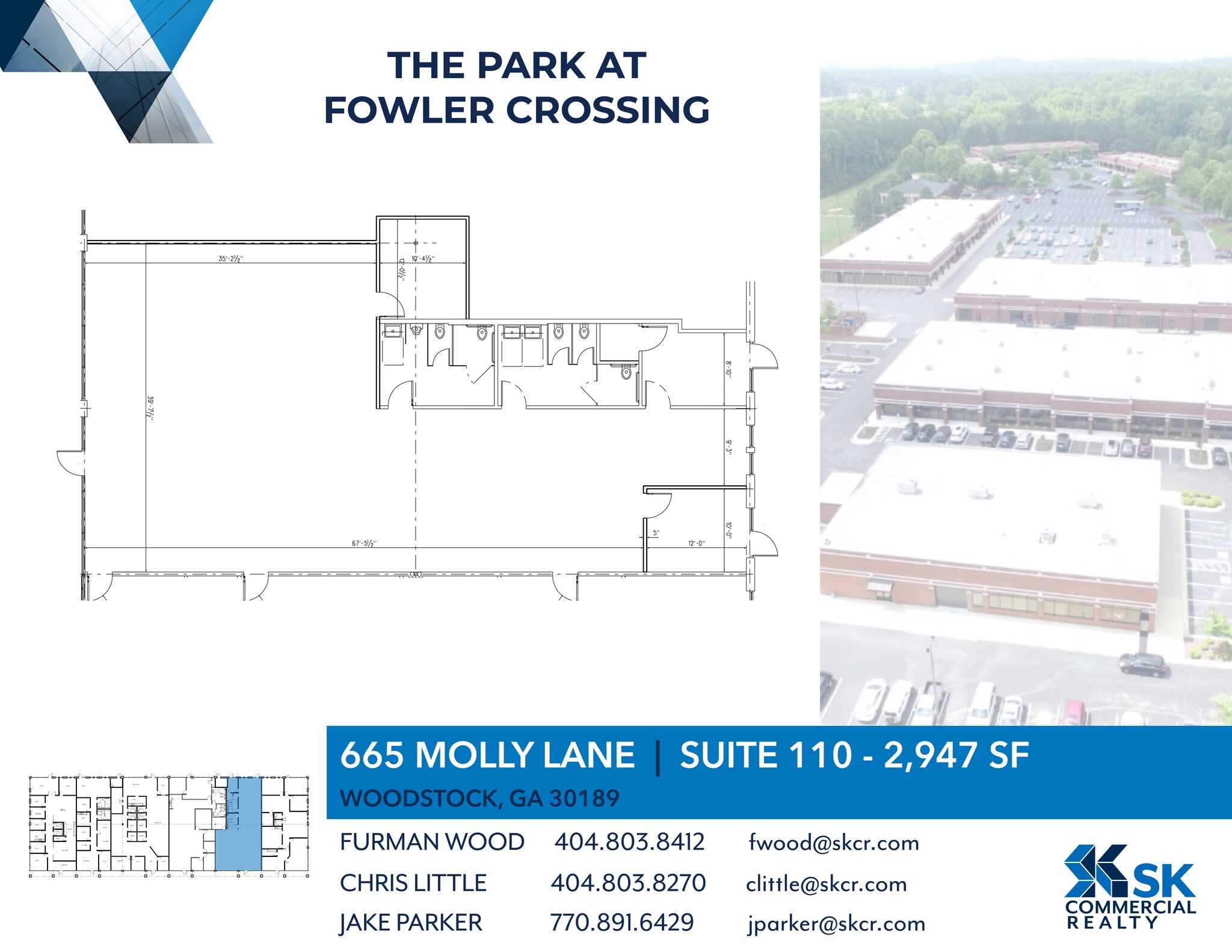 605 Molly Ln, Woodstock, GA for lease Site Plan- Image 1 of 1