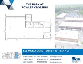 605 Molly Ln, Woodstock, GA for lease Site Plan- Image 1 of 1