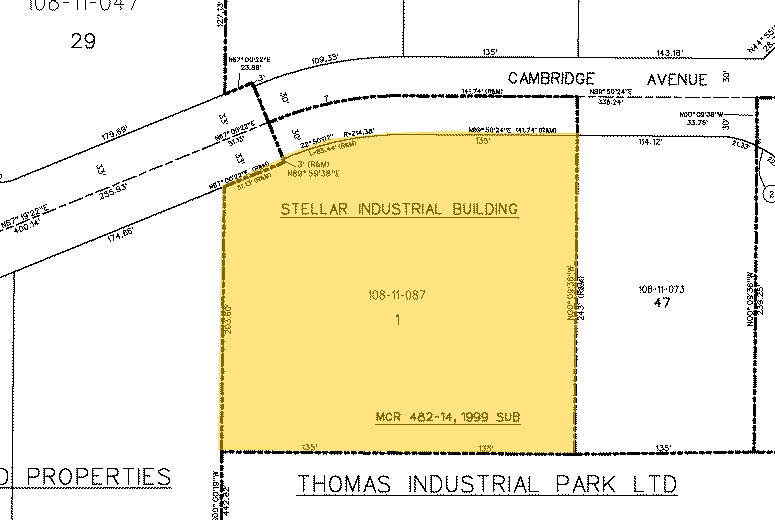 3617 W Cambridge Ave, Phoenix, AZ for sale - Plat Map - Image 2 of 3