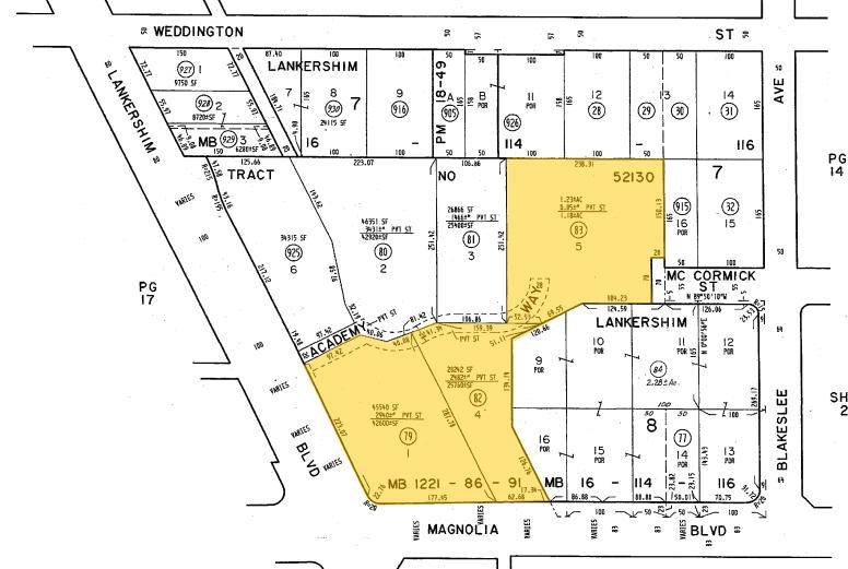 5200 Lankershim Blvd, North Hollywood, CA for lease - Plat Map - Image 2 of 43