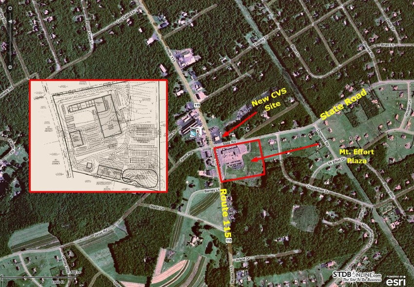 Route 115 & State Rd, Effort, PA for lease - Site Plan - Image 2 of 2