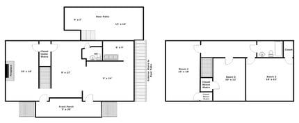 406 Mill St, Occoquan, VA à louer Plan d’étage- Image 1 de 1