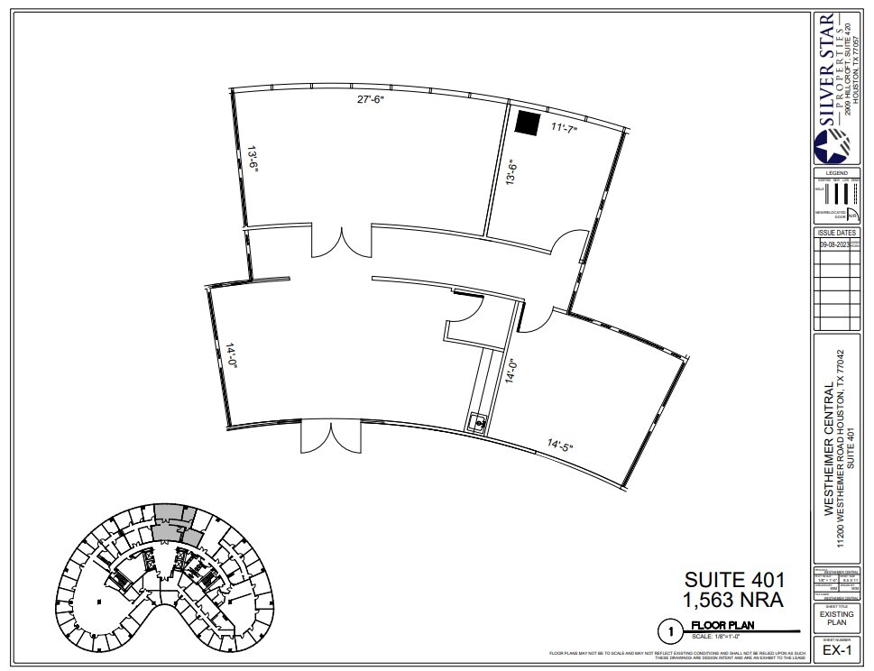 11200 Westheimer Rd, Houston, TX for lease Floor Plan- Image 1 of 1