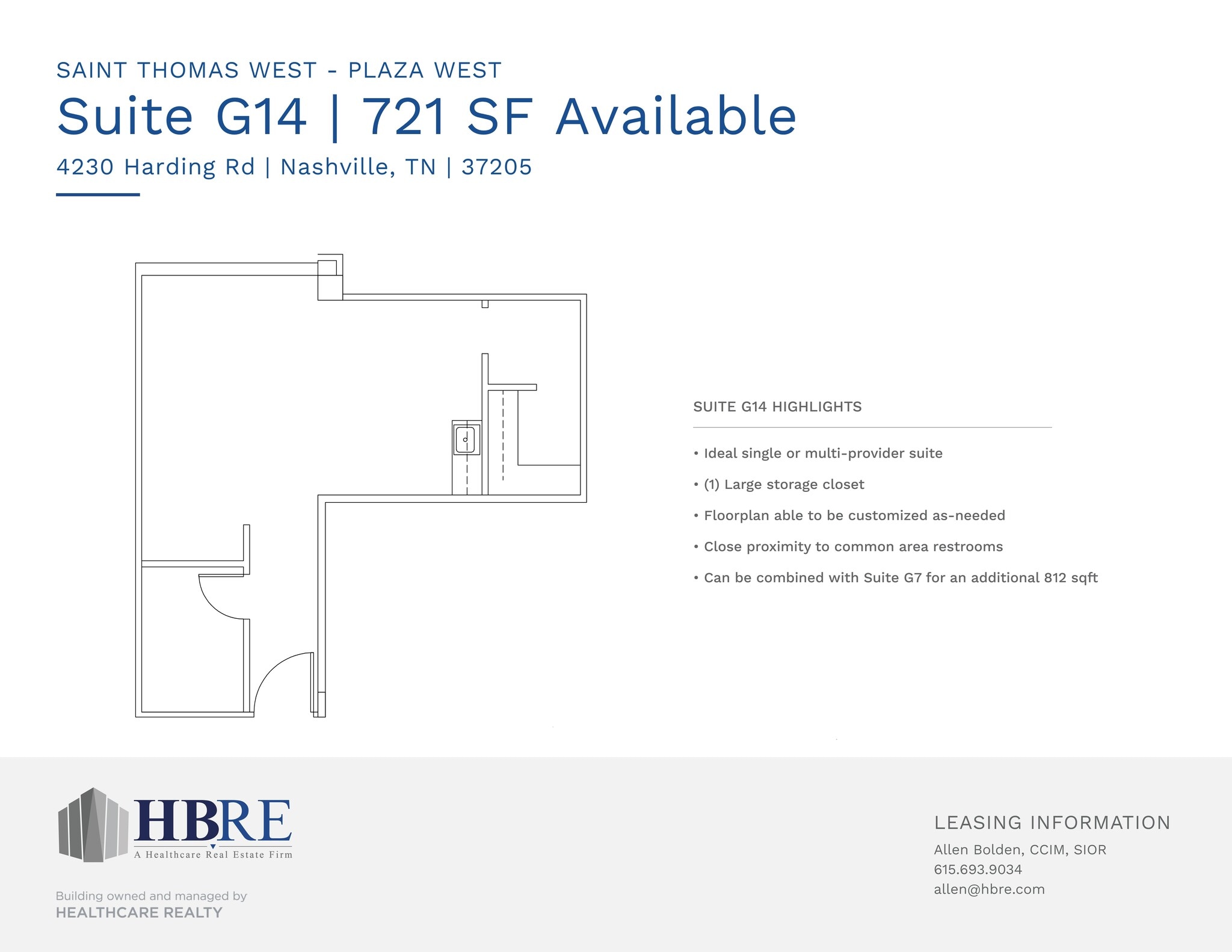 4230 Harding Rd, Nashville, TN à louer Plan de site- Image 1 de 1