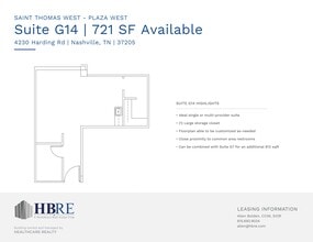 4230 Harding Rd, Nashville, TN à louer Plan de site- Image 1 de 1