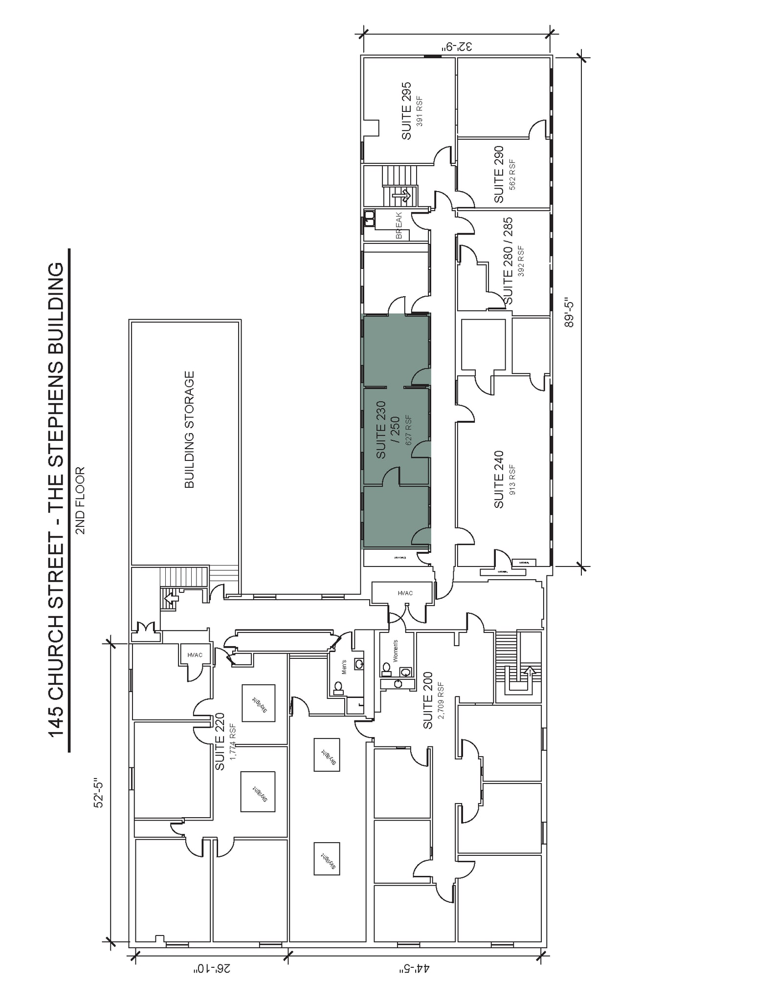 113 Church St, Marietta, GA à louer Plan d’étage- Image 1 de 1