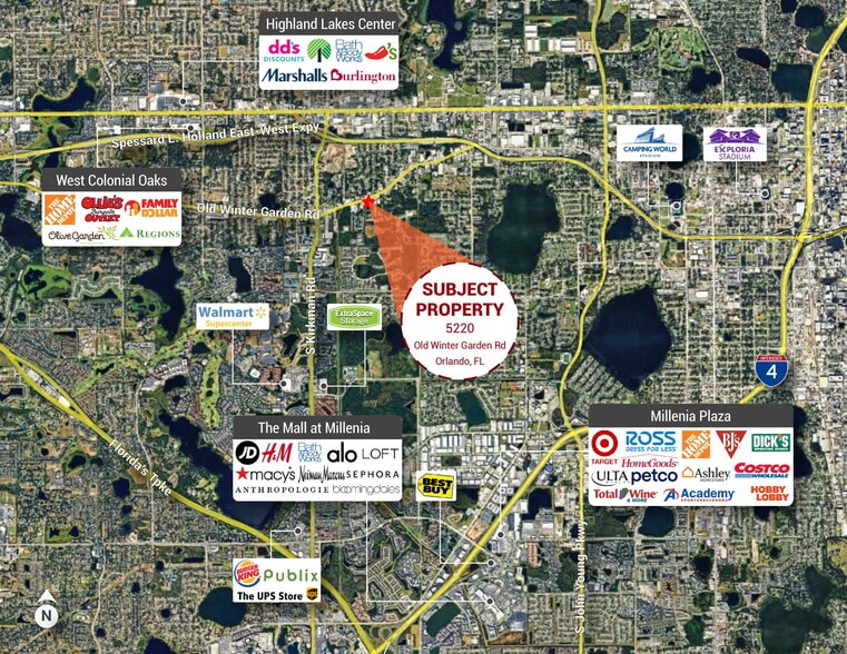 5220 Old Winter Garden Rd, Orlando, FL for sale - Aerial - Image 3 of 5