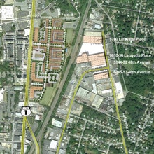 5344-5352 46th Ave, Edmonston, MD - Aerial  map view