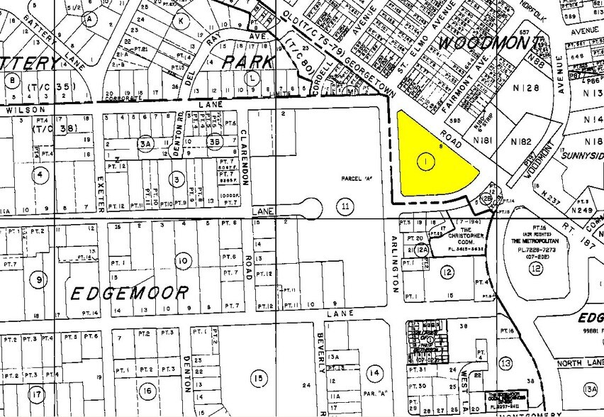 7700 Old Georgetown Rd, Bethesda, MD à louer - Plan cadastral - Image 2 de 28