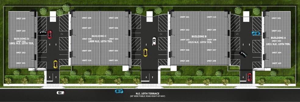 1801-1809-1821 10th Ter, Cape Coral, FL à vendre - Photo du bâtiment - Image 2 de 10