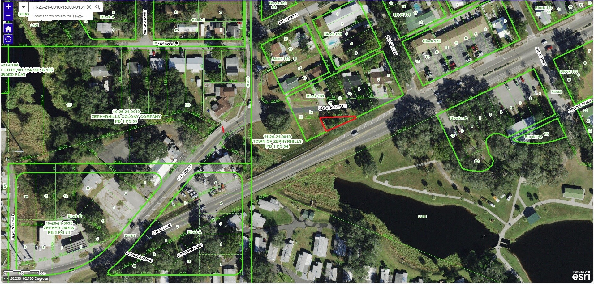 3800 5th Ave, Zephyrhills, FL for sale Plat Map- Image 1 of 2
