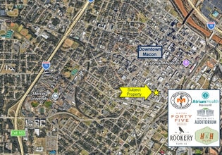 440 Hemlock St, Macon-Bibb, GA - Aerial  map view