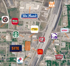 651 N Stemmons St, Sanger, TX - Aerial map view