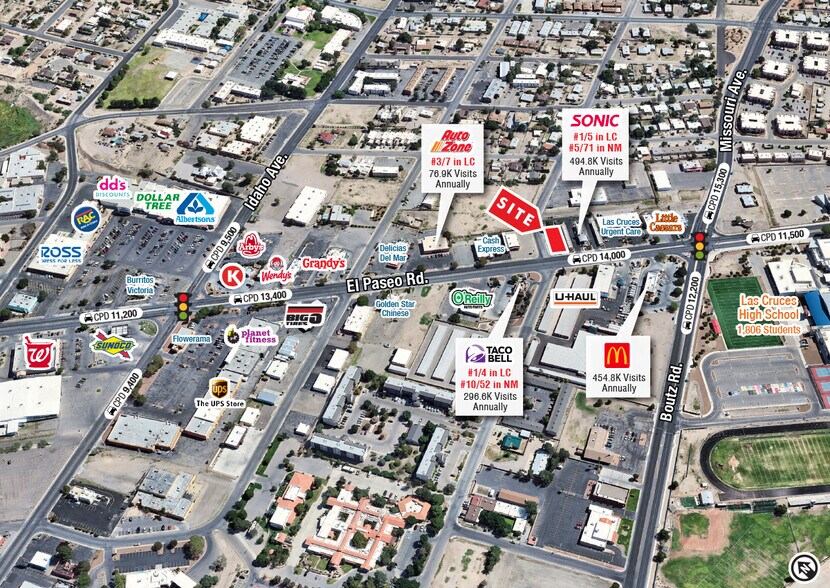 1601 El Paseo Rd, Las Cruces, NM for sale - Building Photo - Image 1 of 4
