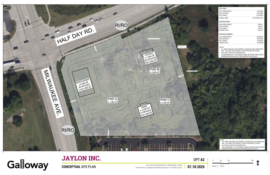 501 Milwaukee Avenue Ave, Lincolnshire, IL for lease - Site Plan - Image 2 of 4