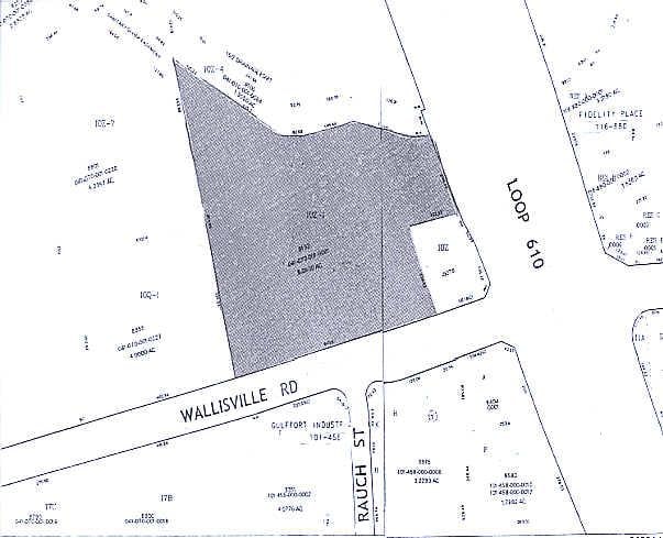 9153-9155 Wallisville Rd, Houston, TX for lease - Plat Map - Image 2 of 3