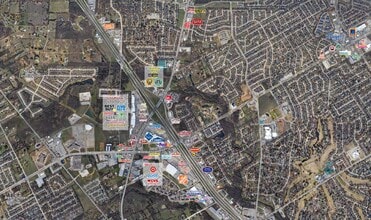 S Cooper St, Mansfield, TX - AERIAL  map view