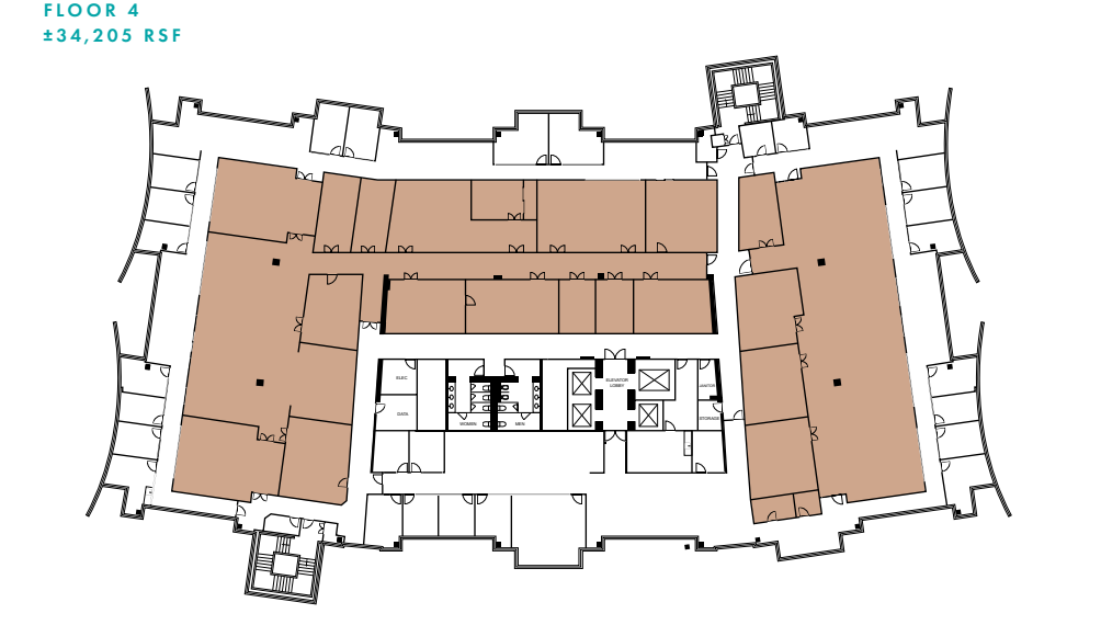 1400 Seaport Blvd, Redwood City, CA à louer Plan d  tage- Image 1 de 1