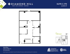 2490 W 26th Ave, Denver, CO à louer Plan d’étage- Image 1 de 2