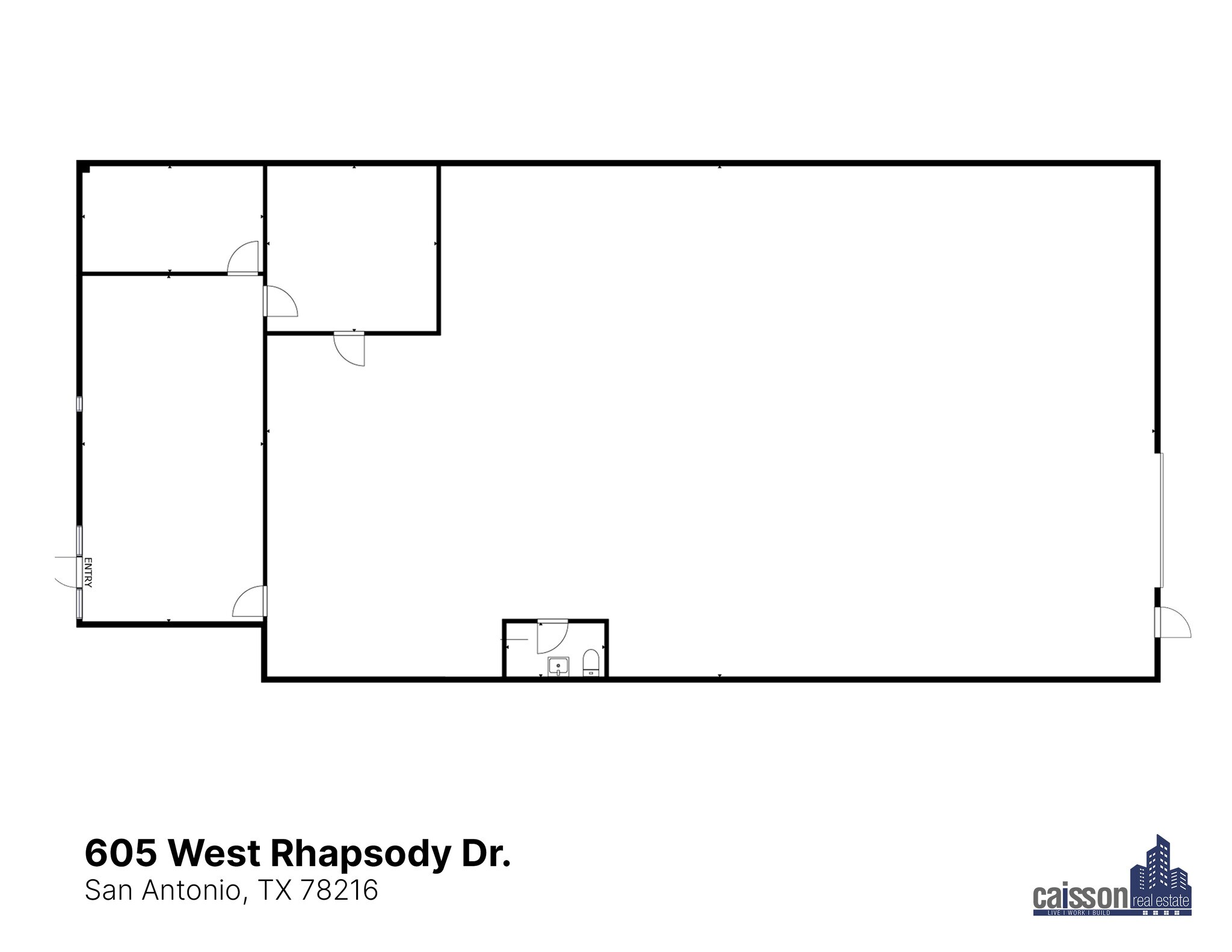 603-609 W Rhapsody Dr, San Antonio, TX à louer Plan d’étage- Image 1 de 1